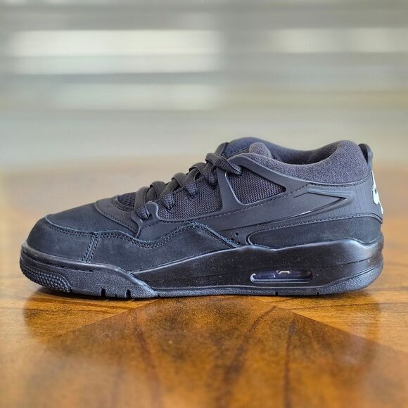 Nike Air Jordan 4 RM "Black Cat" Anthracite GS Youth 7Y FQ7938-004 Nubuck Suede - Picture 9 of 16